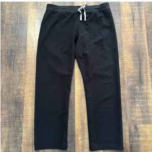Figs Livingston Basic Black Scrub Pants Size XL